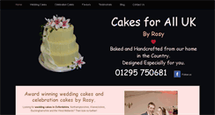 Desktop Screenshot of cakesforalluk.com